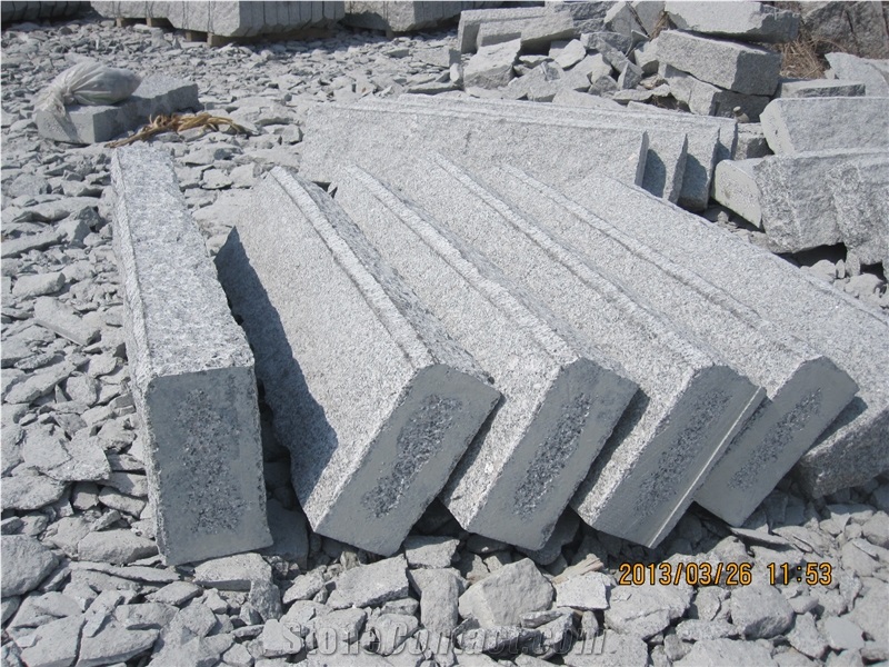 Lowest Price Granite Kerbstone, Kerbstone Sold to Italy, G341 Granite Kerbstone, G341 Kerbstone
