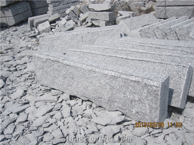 Lowest Price Granite Kerbstone, Kerbstone Sold to Italy, G341 Granite Kerbstone, G341 Kerbstone