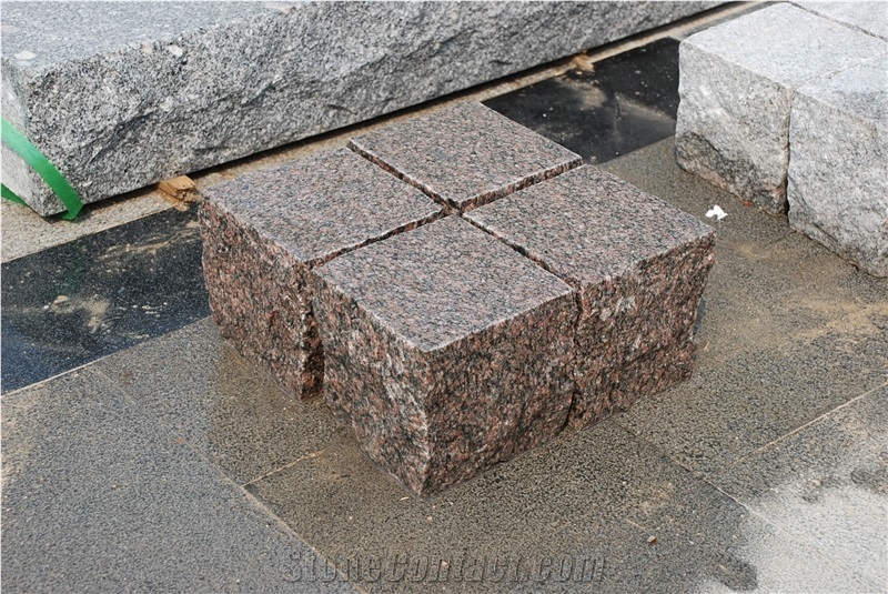 Red Granite Cube Stone&Pavers, G354 Granite Cube Stone&Pavers, G354 Cube Stone&Pavers, China Granite Cube Stone&Pavers
