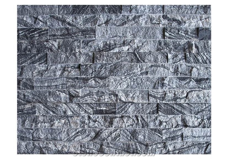 Ancient Wood Culture Stone, Dfx - 1005n Black Granite Culture Stone, Ledge