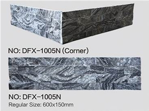 Ancient Wood Culture Stone, Dfx - 1005n Black Granite Culture Stone, Ledge