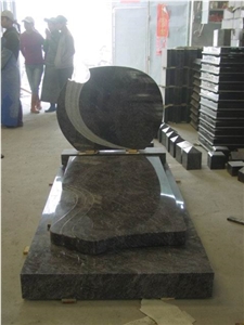Belgium Bamaha Blue Granite Tombstone & Monument Belgium Bamaha Blue Granite Tombstone & Monument