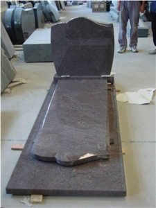 Belgium Bamaha Blue Granite Tombstone & Monument