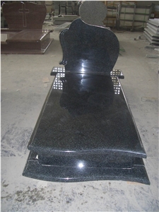 G699 Green Granite Tombstone & Monument