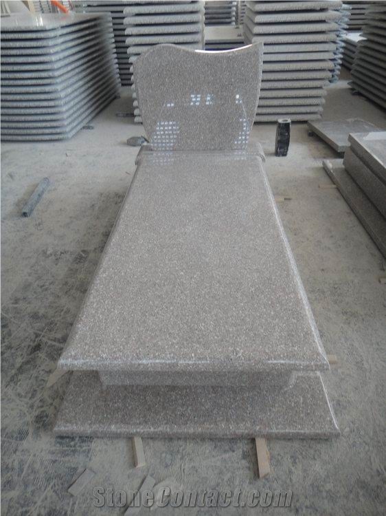 Headstone & Tombstone Good Quotes, G617 Pink Granite Monument & Tombstone