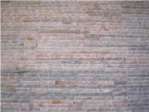 Light Green Cultured Stone, Dfx - X014 Light Green Quartzite Culture Stone, Ledge