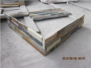 Rusty Cultured Stone, Dfx - P1120 Rusty Slate Culture Stone, Ledge
