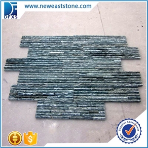 Thick Green Cultured Stone, Dfx - T1306 Green Slate Culture Stone, Ledge Stone