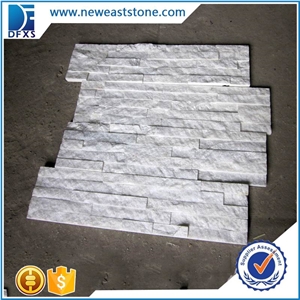 White Culture Stone, Dfx - 035 White Quartzite Culture Stone, Ledge