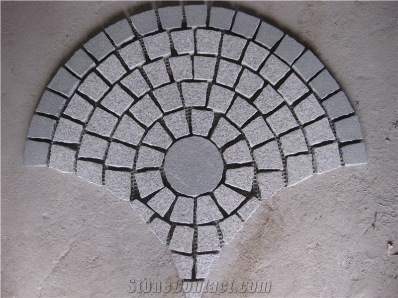 Fan Pattern Back Mesh Paving Stone,Landscaping Stone
