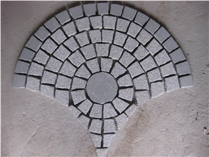 Fan Pattern Back Mesh Paving Stone,Landscaping Stone