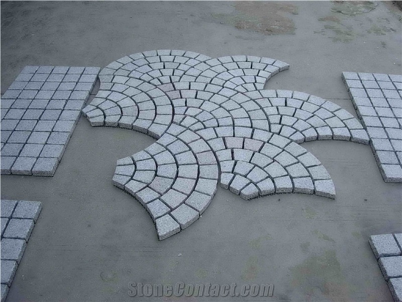 Fan Pattern Back Mesh Paving Stone,Landscaping Stone