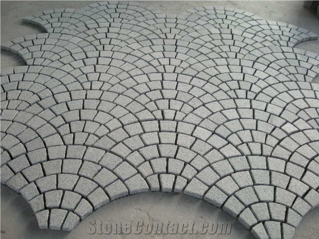 Fan Pattern Back Mesh Paving Stone,Landscaping Stone