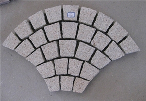 Granite Paving Stone with Mesh, Granite Cube Stone & Pavers