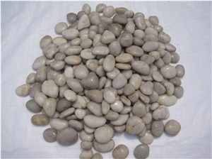 White Pebble , White Aggregates, White Gravel , White River Stone, White Polished Pebbles, Gravel, White Color Pebble Stone