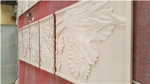 Sandstone Sculpture Tiles, Stone Relief Wall Tiles, Stone Sculptured Relief