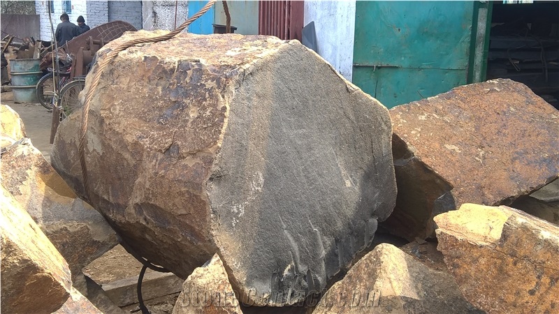 Black Basalt Blocks