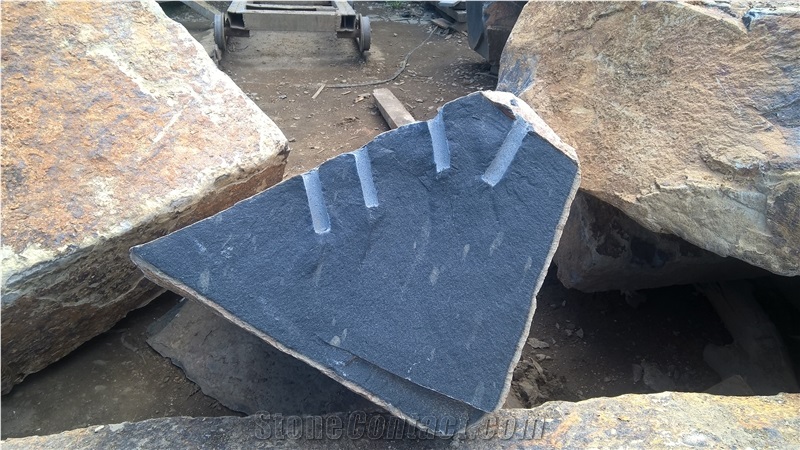 Black Basalt Blocks