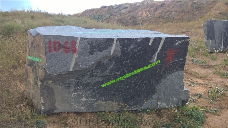 Gb8 Starry Night Granite Blocks, Black Granite Blocks