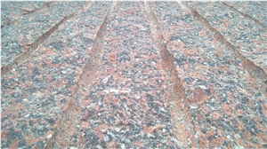 Gr1 Rosso Santiago Granite Blocks, Red Granite Blocks