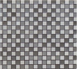 Hainan Grey Basalt Mosaics / Basalt Mosaic / Basaltina Mosaic / Inca Grey Mosaic / Basalto Mosaic for Walling