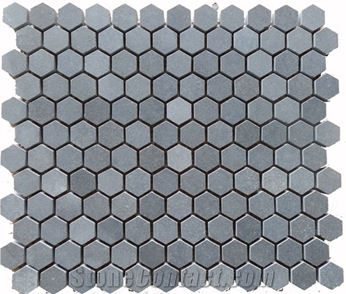 Hainan Grey Basalt Mosaics / Basalt Mosaic / Basaltina Mosaic / Inca Grey Mosaic / Basalto Mosaic for Walling