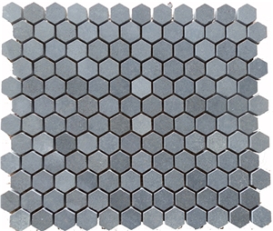 Hainan Grey Basalt Mosaics / Basalt Mosaic / Basaltina Mosaic / Inca Grey Mosaic / Basalto Mosaic for Walling