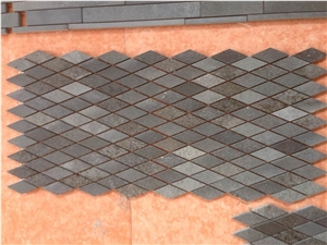 Hainan Grey Basalt Mosaics / Basalt Mosaics / Basaltina Mosaic / Inca Grey Mosaic / Basalto Mosaic / Bazalt Mosaic for Walling