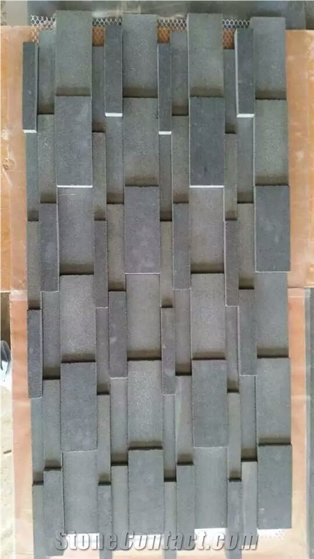 Hainan Grey Basalt Mosaics / Basalt Mosaics / Basaltina Mosaic / Inca Grey Mosaic / Basalto Mosaic / Bazalt Mosaic for Walling