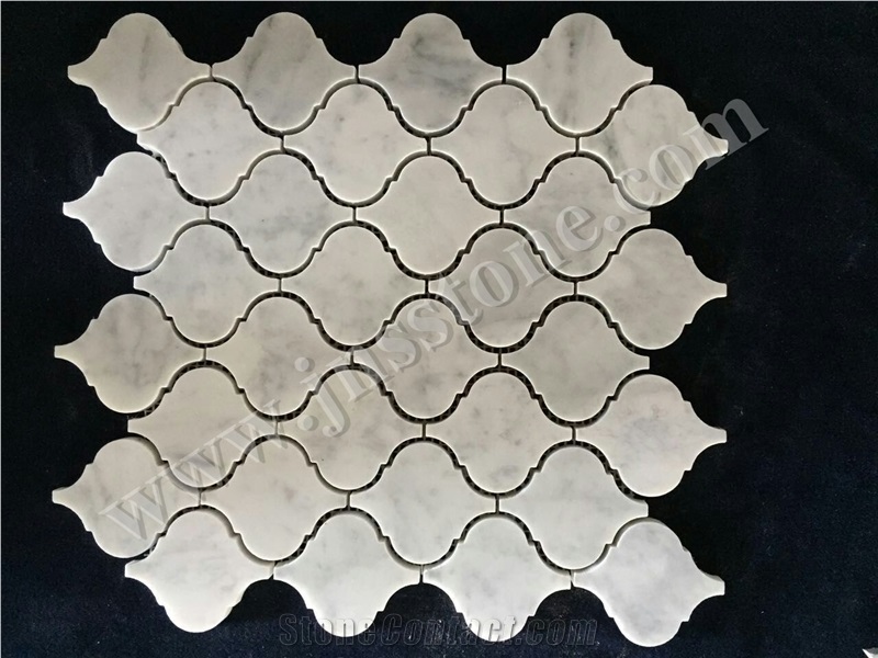 White Marble Mosaic / Carrara Marble Mosaic Tiles/ New Design Pattern / Natural Stone Marble.