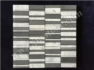 White Marble Mosaic / Carrara Marble Mosaic Tiles/ New Design Pattern / Natural Stone Marble.