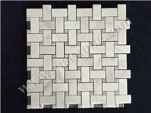 White Marble Mosaic / Carrara Marble Mosaic Tiles/ New Design Pattern / Natural Stone Marble.