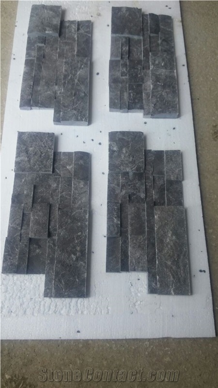 yellow travertine Split Face Stone Wall Decor,  wall cladding, ledge stone 