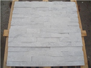 Pure White Quartzite Cultured Stone for Wall Cladding Pure White Quartzite Cultured Stone for Wall Cladding