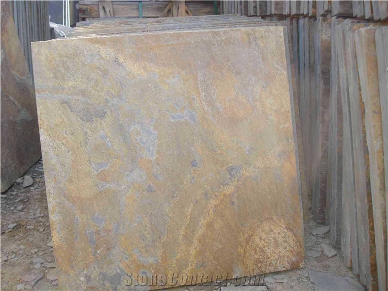 Rusty Slate Tile & Slab for Floor Tiles