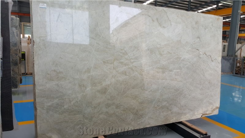 Perla Venata Quartzite Slabs Luxury Beige Perla Venato