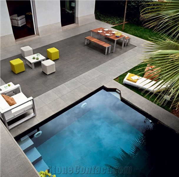 Antique Style -Pietra Basaltina Tiles Honed for Exterior Stone Flooring / Lava Stone /Nero Basalt Tiles & Slabs