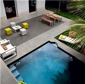 Antique Style -Pietra Basaltina Tiles Honed for Exterior Stone Flooring / Lava Stone /Nero Basalt Tiles & Slabs
