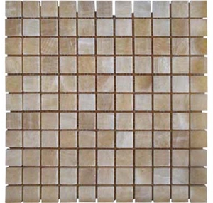 Beige Honey Onyx Hexagon Mosaic Tiles for Walling & Flooring Covering, China Honey Beige Onyx Hexagon Mosaic