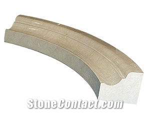 Beige Marble Polished Window Sills / Door Frame /Window Surround Decos
