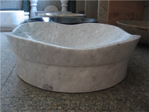 China Multicolor Red Granite Round Sinks/ Wash Basin for Bathroom