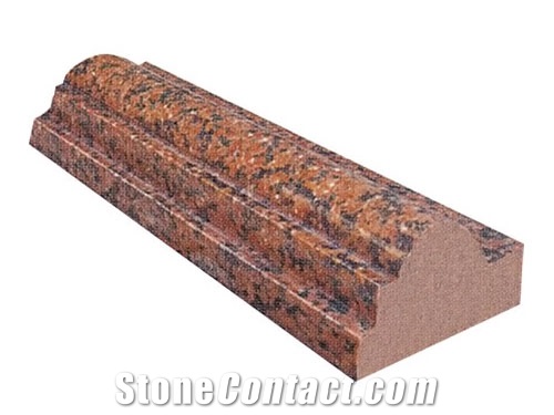 G562 Maple Red Granite Polished Border Lines / Moulding