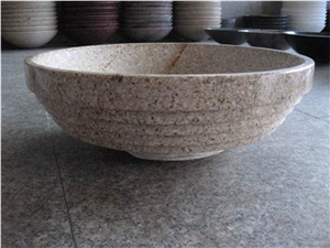 G562 Maple Red Granite Round Sinks/ Vesel Basins/ Bathroom Wash Sinks