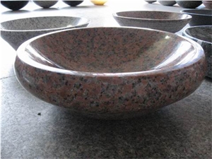G562 Maple Red Granite Shaped Sinks/ Bathroom Basins /Vessel Sinks