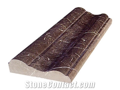 Pietra Gray Marble Polished Borde Lines / Persian Grey Marble Moulding