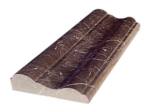 Pietra Gray Marble Polished Borde Lines / Persian Grey Marble Moulding