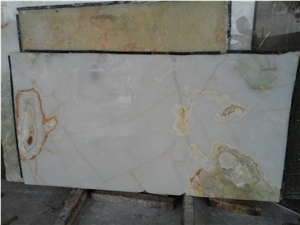 White Onyx Tiles & Slabs, Polished Onyx Flooring Tiles, Walling Tiles