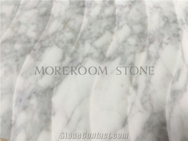 2016 Bianco Carrara D Marble Design 3d Wall Tiles Italy Marble White Marble Price in Square Meter