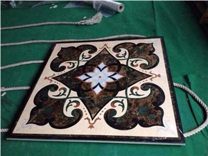 Beige Color Big Square Medallion