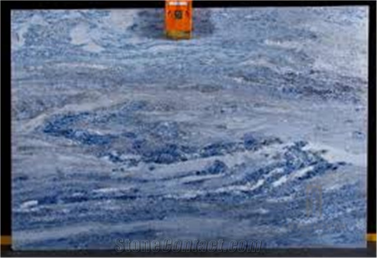 Calcite Azul Extra Marble Slabs, Calcite Blue Polished Slab